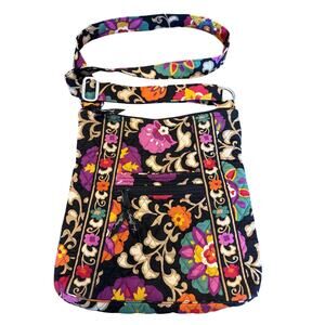 Vera Bradley Hipster Crossbody Bag Suzani Floral Retired 2011 EUC